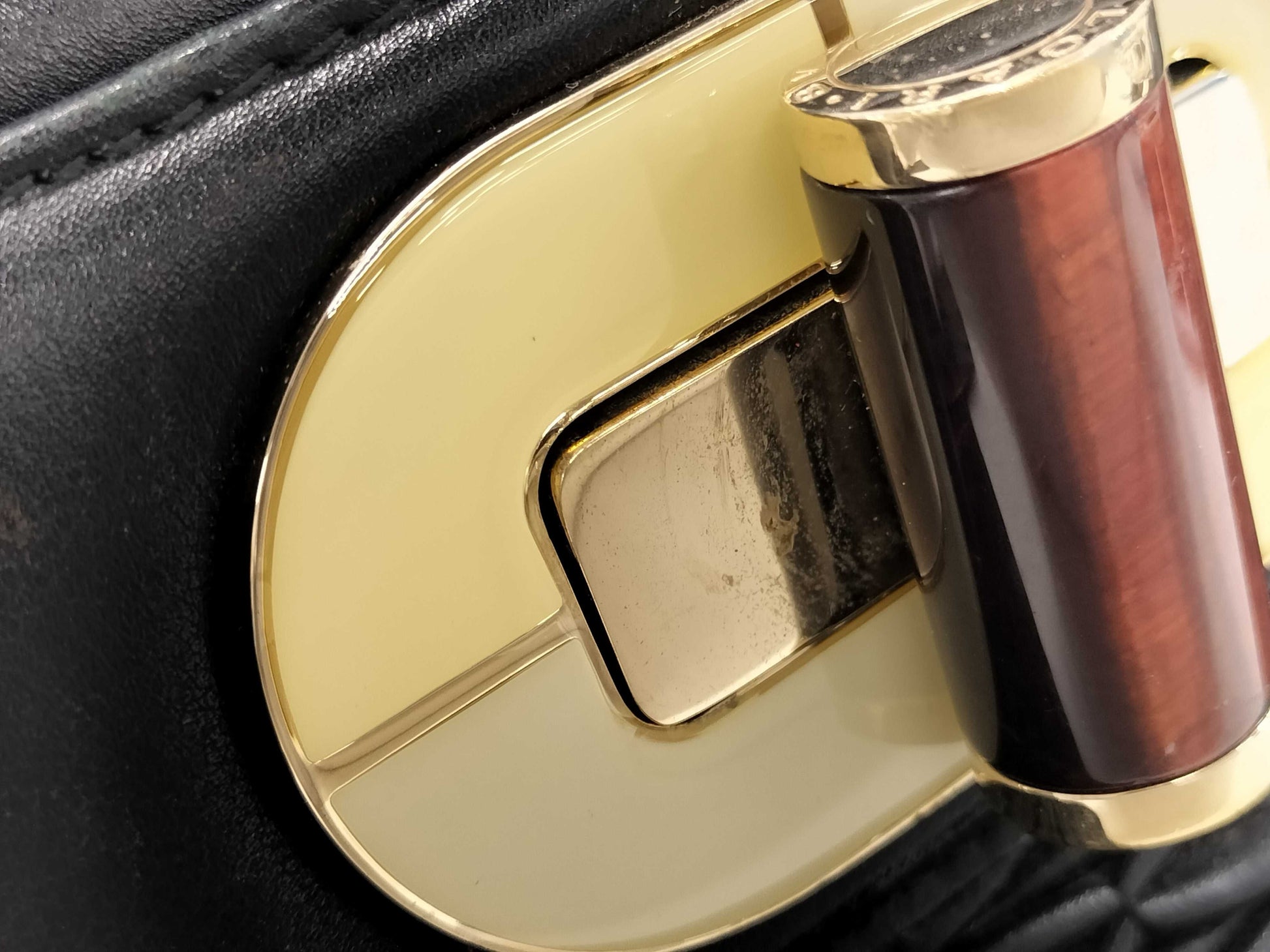 BVLGARI Isabella Leather Handbag