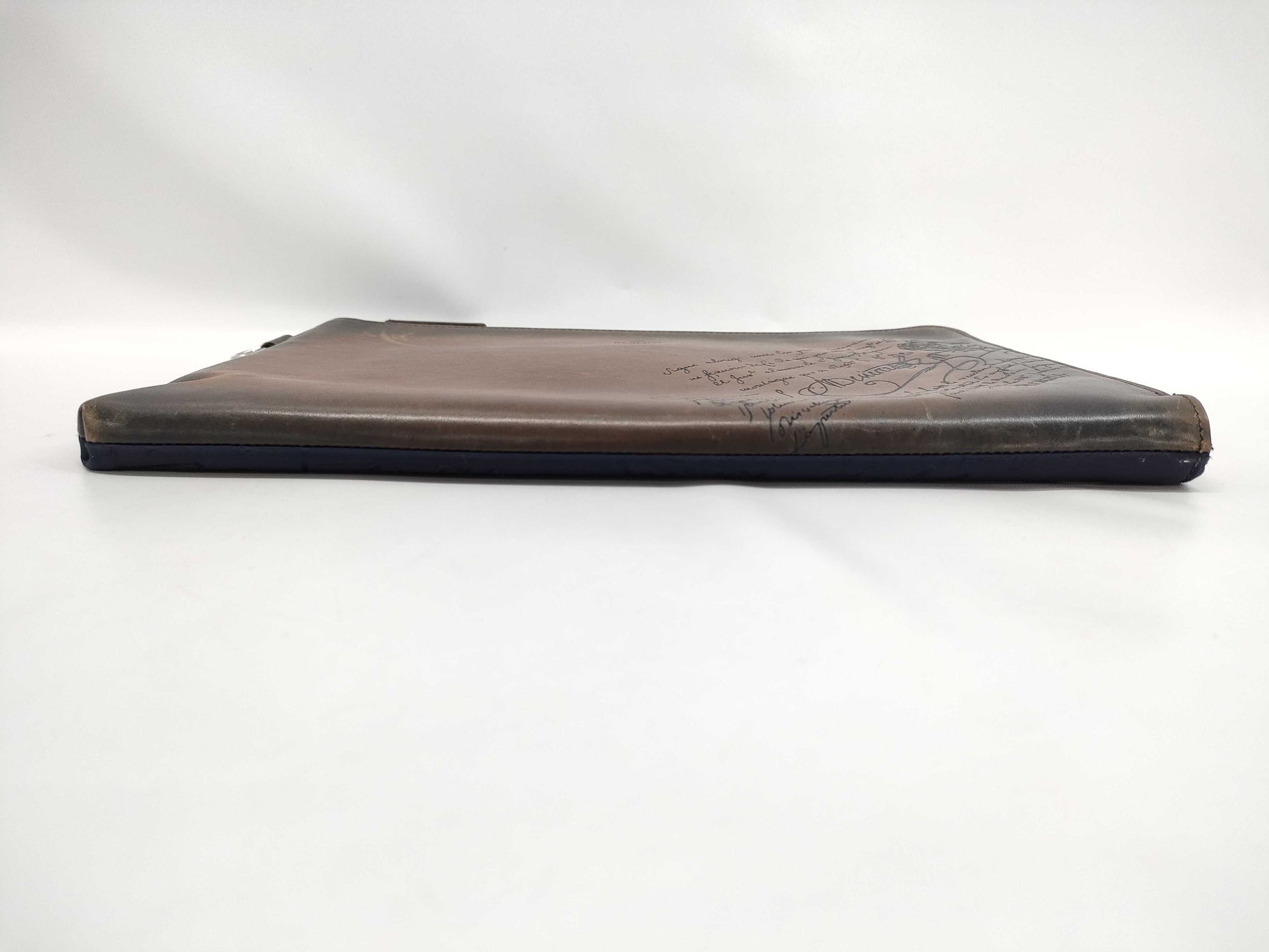 Berluti Calligraphy Clutch Bag
