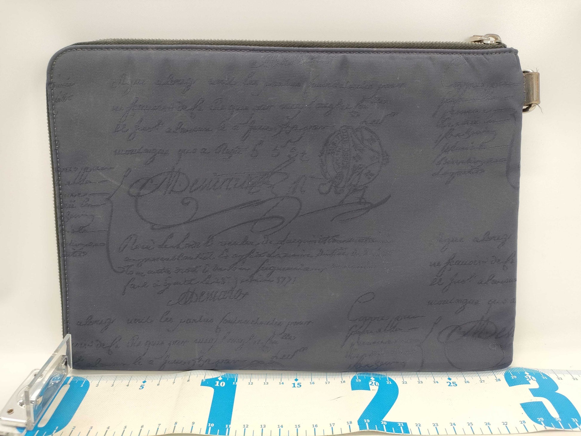 Berluti Calligraphy Clutch Bag