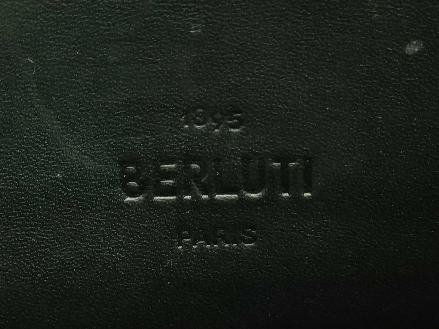 Berluti Calligraphy Clutch Bag