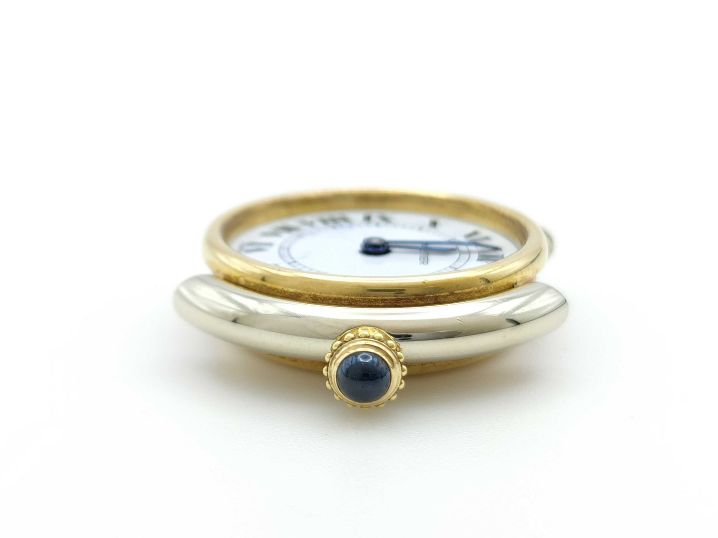Cartier Vendôme Ellipse 671130135 PARIS Manual Winding K18WG×YG Women's Watch