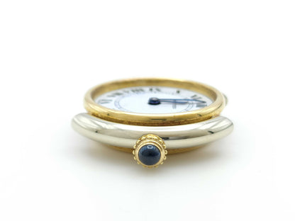 Cartier Vendôme Ellipse 671130135 PARIS Manual Winding K18WG×YG Women's Watch
