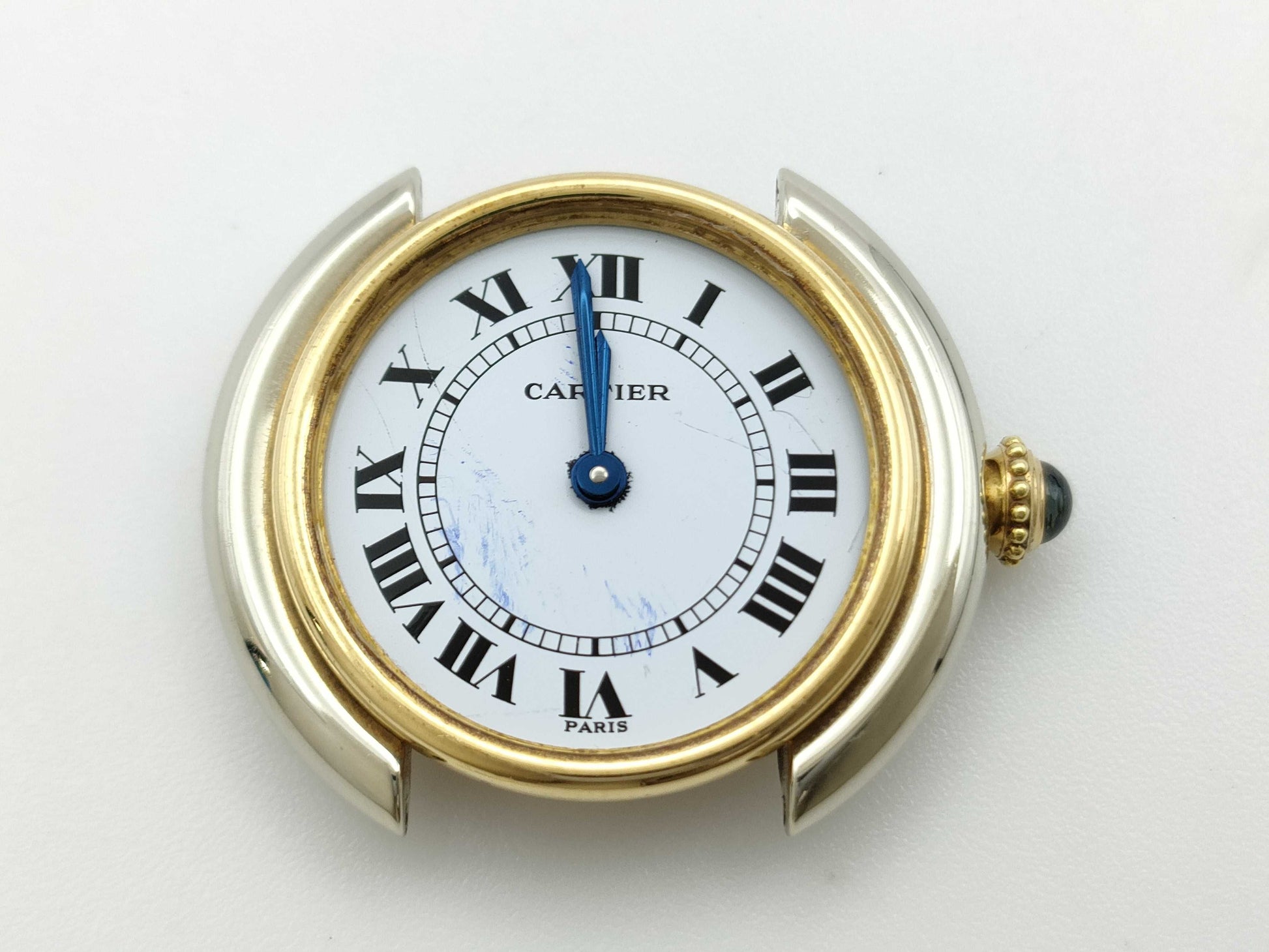 Cartier Vendôme Ellipse 671130135 PARIS Manual Winding K18WG×YG Women's Watch