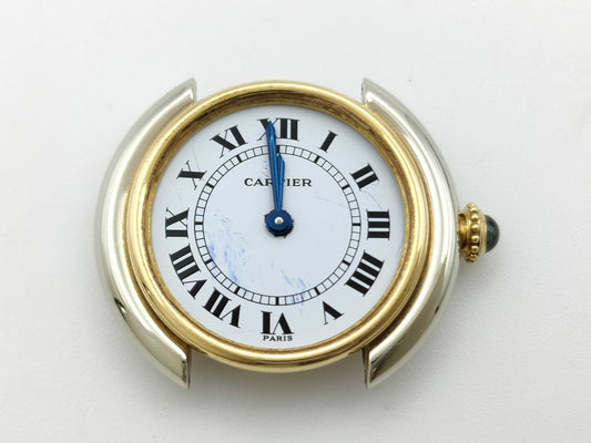 Cartier Vendôme Ellipse 671130135 PARIS Manual Winding K18WG×YG Women's Watch