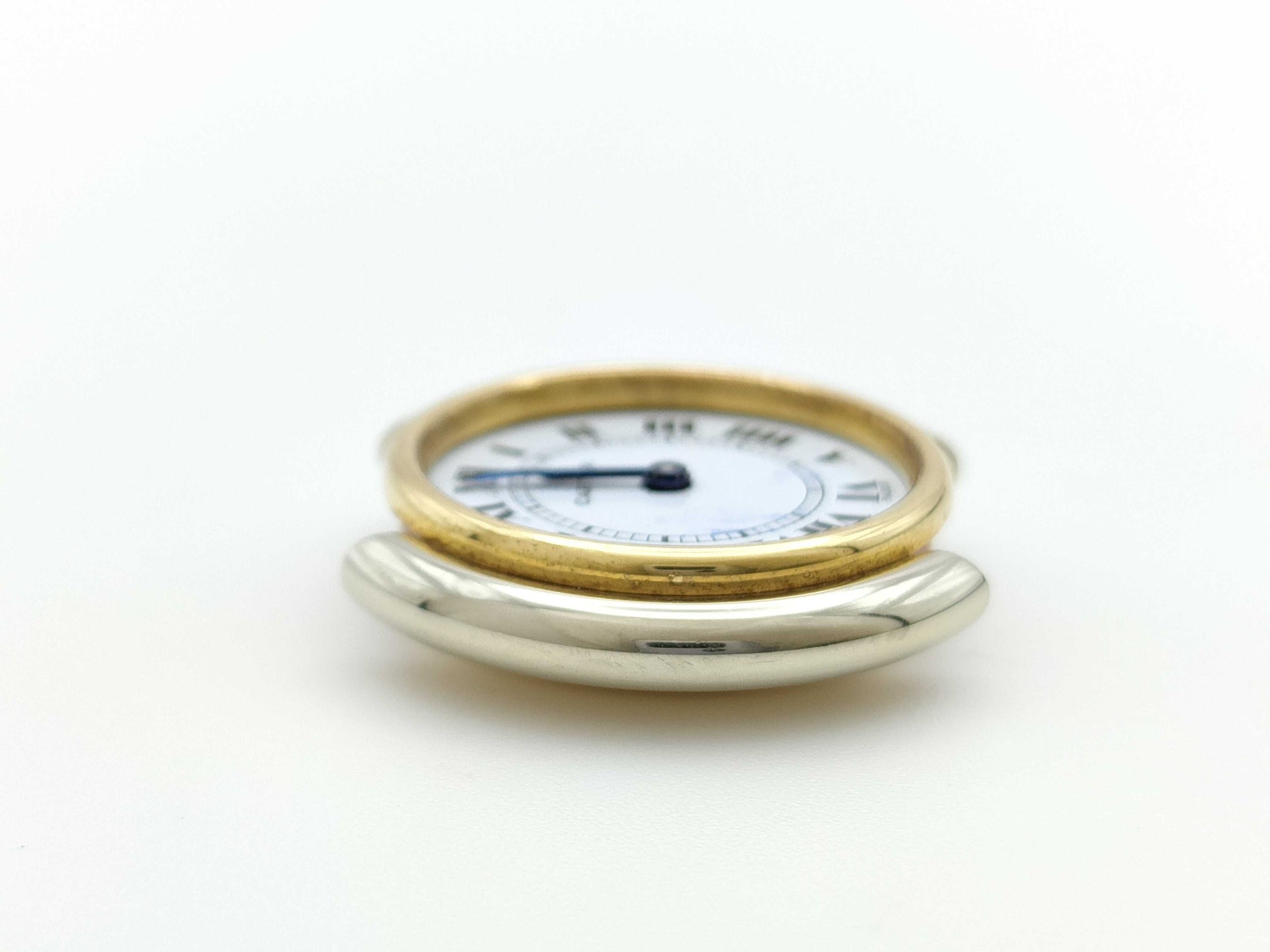 Cartier Vendôme Ellipse 671130135 PARIS Manual Winding K18WG×YG Women's Watch