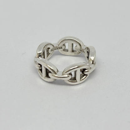 HERMES Hermes Ring Chaine d'Ancre Anchaîne 47 Ag925 Silver Ring