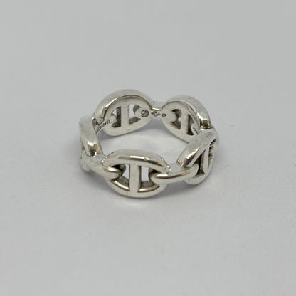 HERMES Hermes Ring Chaine d'Ancre Anchaîne 47 Ag925 Silver Ring