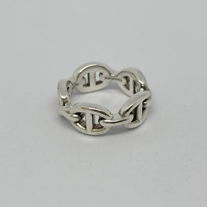 HERMES Hermes Ring Chaine d'Ancre Anchaîne 47 Ag925 Silver Ring