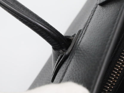 CELINE Luggage Nano Shopper Black Shoulder Bag