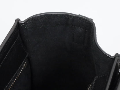 CELINE Luggage Nano Shopper Black Shoulder Bag