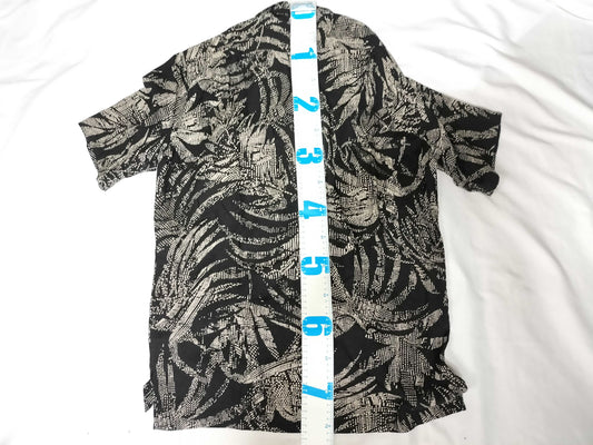 SAINT LAURENT SAINT LAURENT PARIS Men's Short Sleeve Shirt, Black