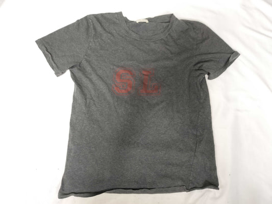 SAINT LAURENT PARIS YSL logo T-shirt SL logo T-shirt