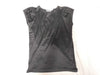 Yves Saint Laurent T-shirt with YSL logo embroidery, black top