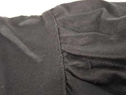 Yves Saint Laurent T-shirt with YSL logo embroidery, black top