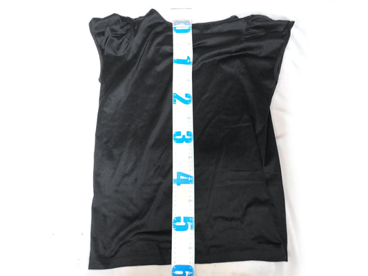 Yves Saint Laurent T-shirt with YSL logo embroidery, black top