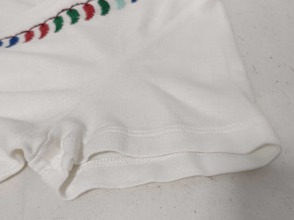 Christian Dior Galliano-era T-shirt with embroidered mirror detailing