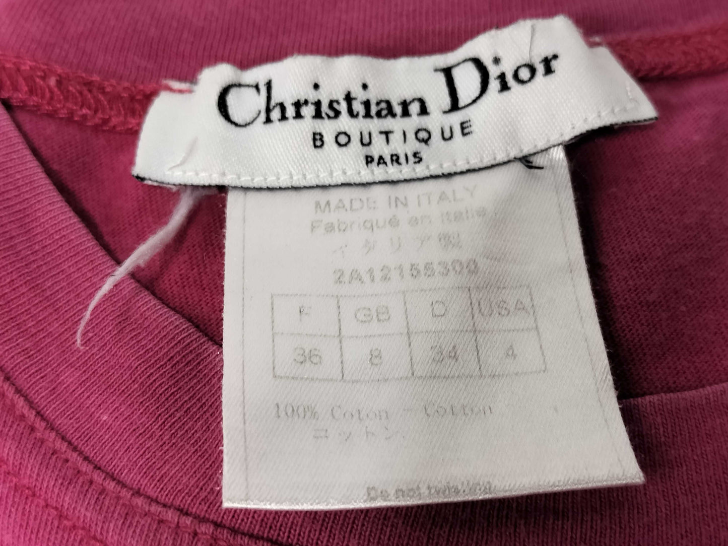 Christian Dior Galliano-era tank top