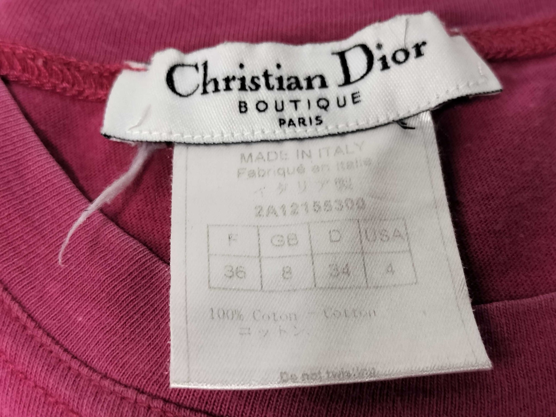 Christian Dior Galliano-era tank top