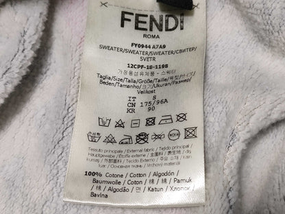 FENDI Zucca print sweatshirt for men, current tag.