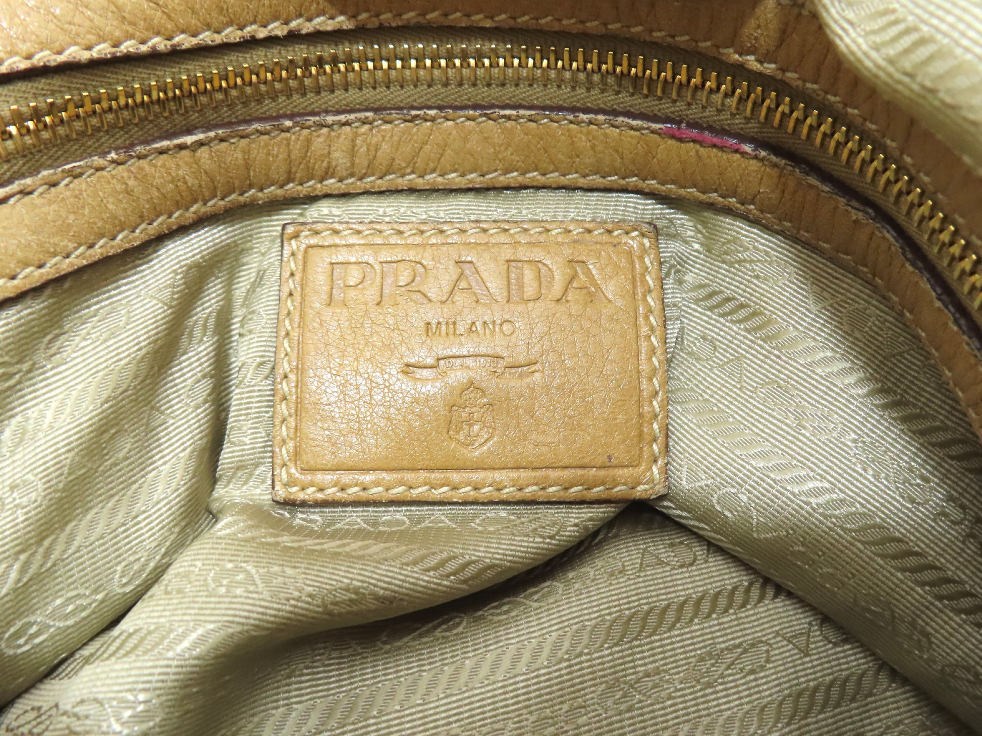 PRADA Prada Leather Brown Handbag