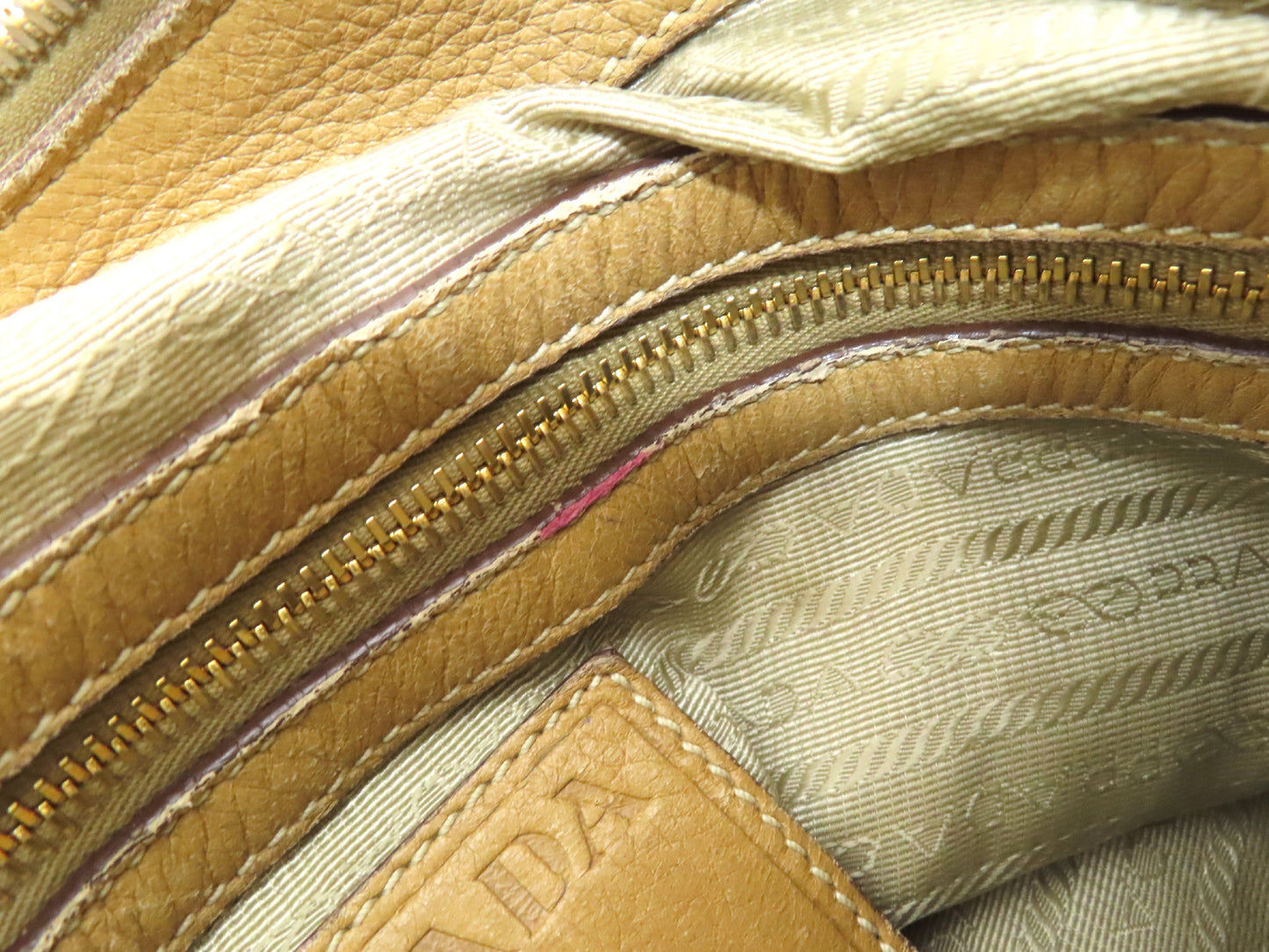 PRADA Prada Leather Brown Handbag