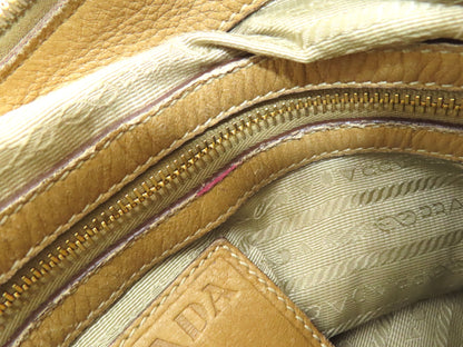 PRADA Prada Leather Brown Handbag