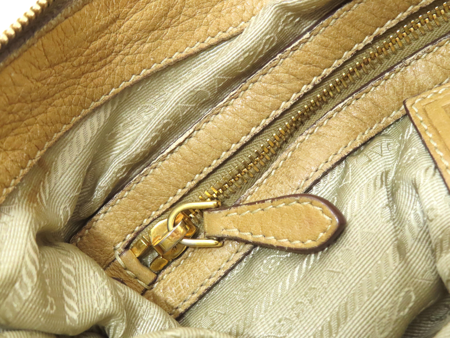PRADA Prada Leather Brown Handbag
