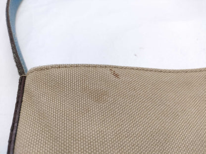 PRADA Prada Leather Canvas Tote Bag