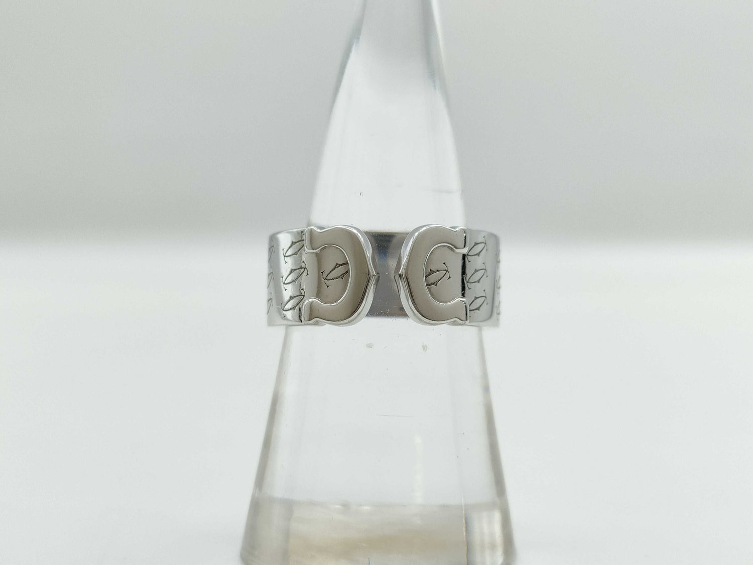 Cartier C2 Happy Birthday #52 WG 750 11.8g Ring 