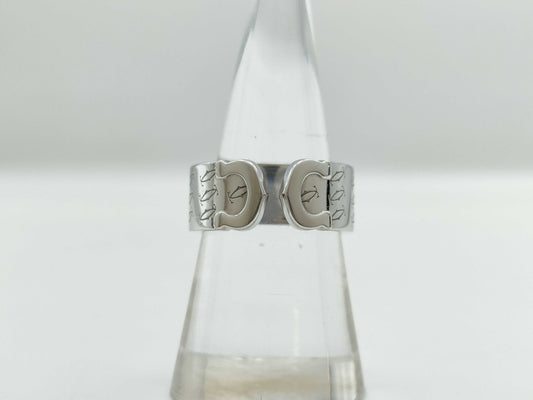 Cartier C2 Happy Birthday #52 WG 750 11.8g Ring 