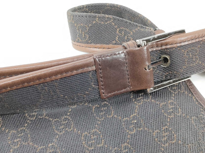 GUCCI GG Canvas Shoulder Bag