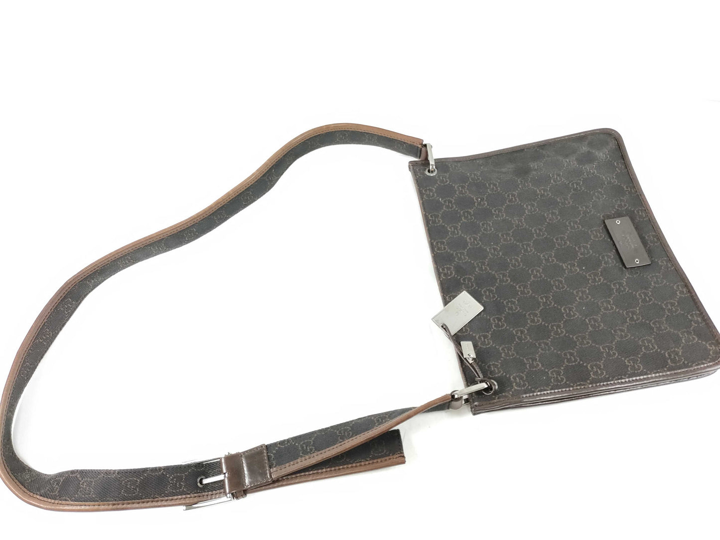 GUCCI GG Canvas Shoulder Bag