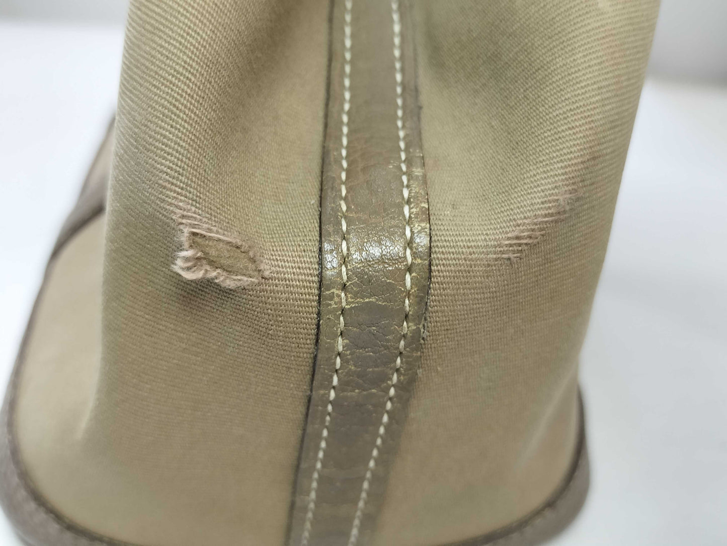 HERMES Garden Party Hermes Garden Party □Q engraved/Beige tote bag