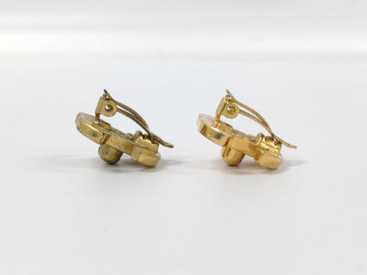 CHANEL Turn Lock Earrings