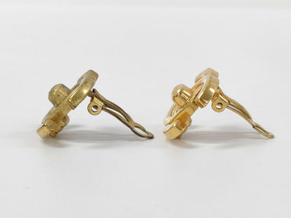 CHANEL Turn Lock Earrings