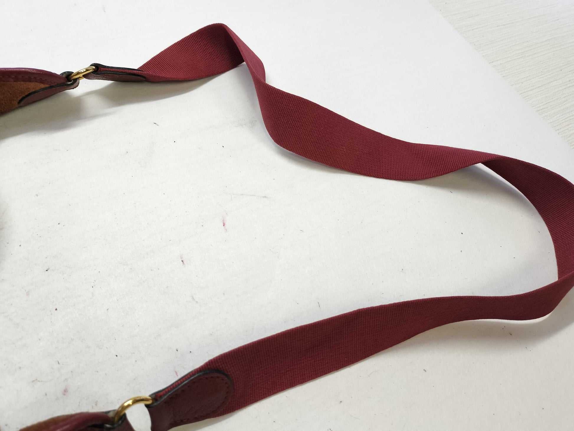 HERMES Vespa PM Leather Red Shoulder Bag