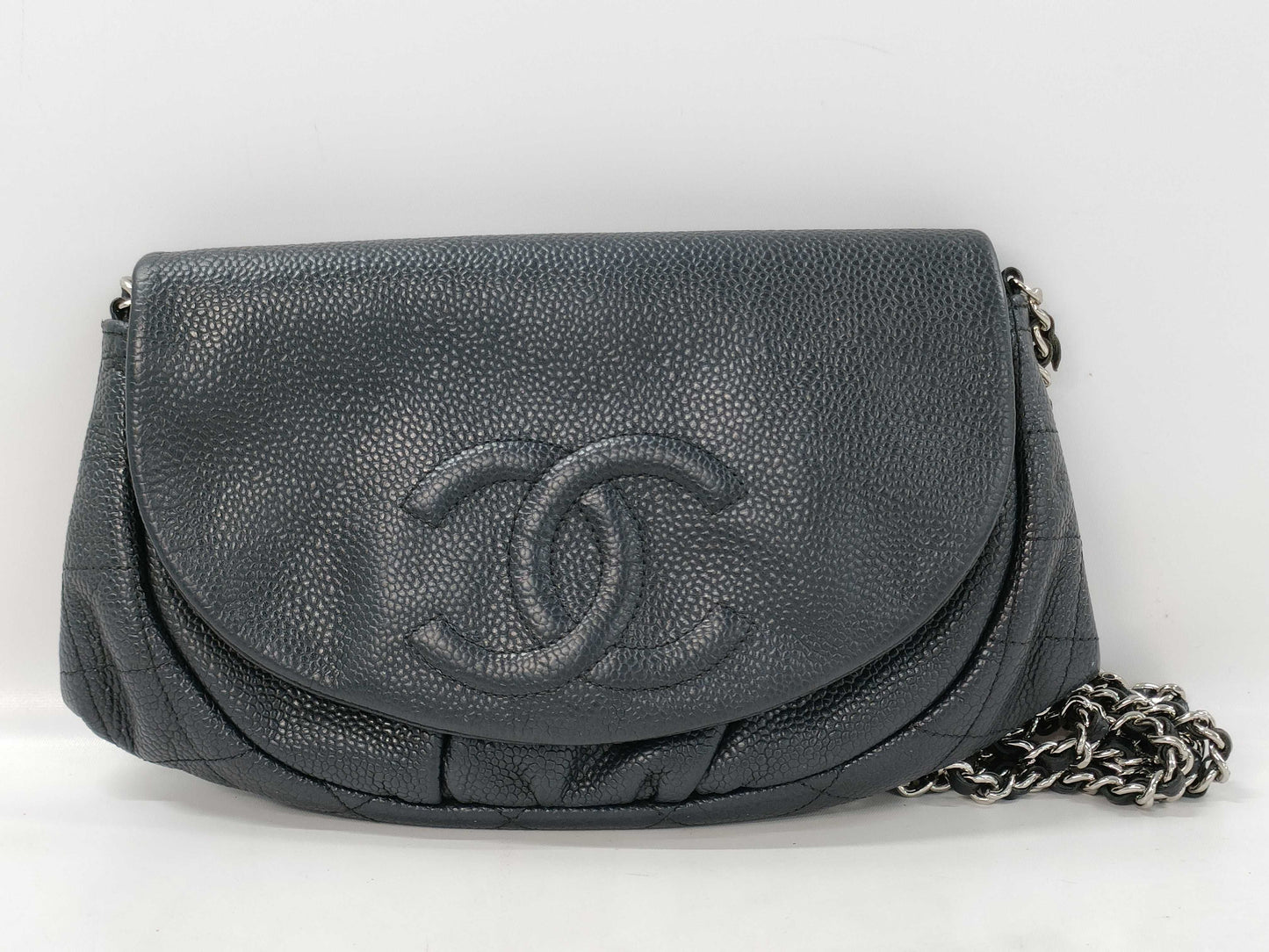 CHANEL Chain Wallet in Caviar Skin, Black, 15667711 Shoulder Bag