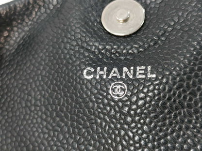 CHANEL Chain Wallet in Caviar Skin, Black, 15667711 Shoulder Bag