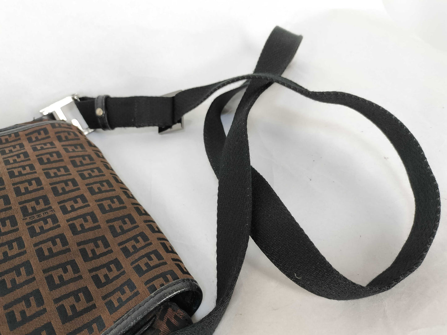 FENDI Zucchino shoulder bag with Zucca pattern