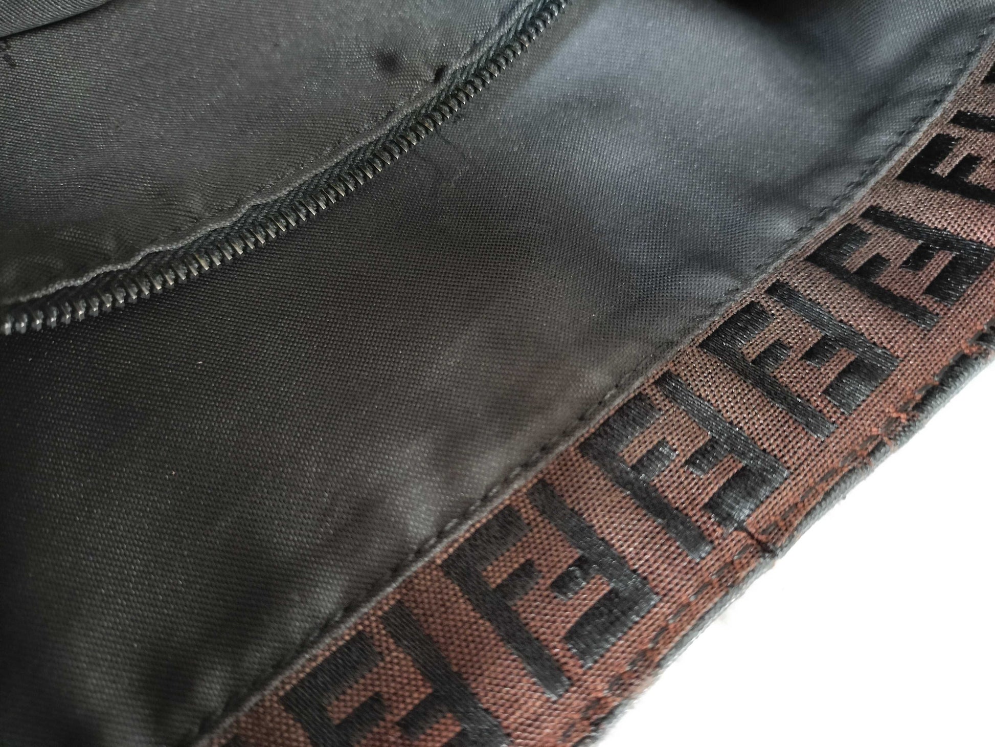 FENDI Zucchino shoulder bag with Zucca pattern