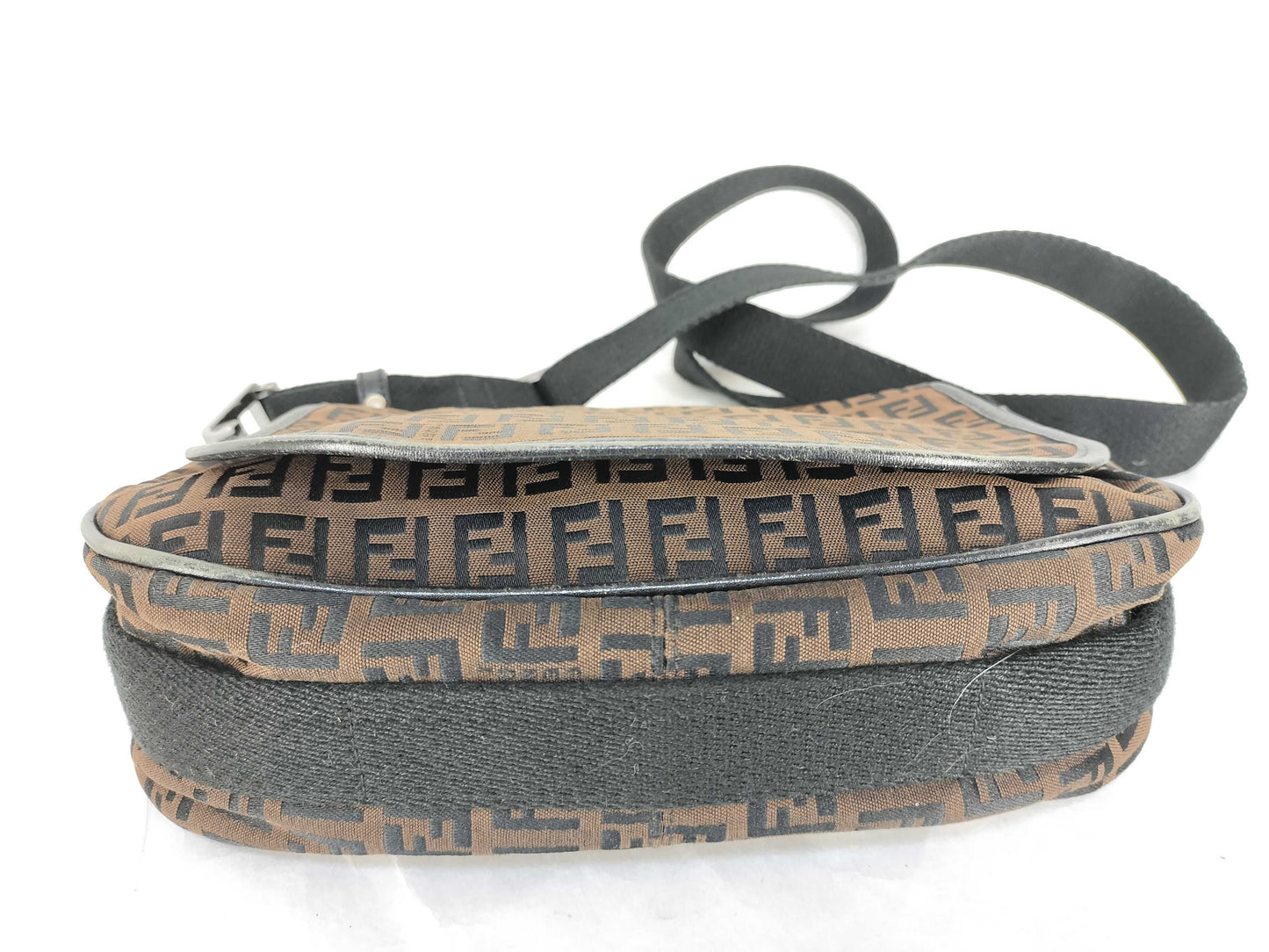 FENDI Zucchino shoulder bag with Zucca pattern