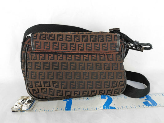 FENDI Zucchino shoulder bag with Zucca pattern