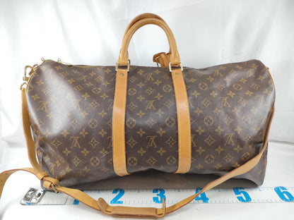 LOUIS VUITTON M 4144 Monogram LV Monogram Keepall Bandouliere 55M41414 Boston Bag