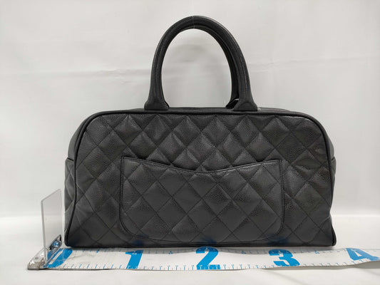 CHANEL Matelasse Boston Bag in Caviar Skin, No. 9, Handbag