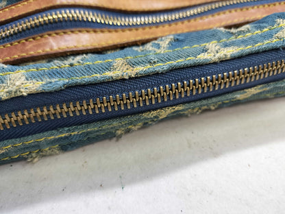 LOUIS VUITTON Monogram Denim LV Monogram Denim Baggy PM Shoulder Bag M95049 Shoulder Bag