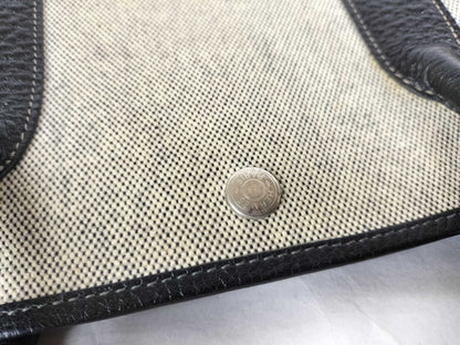 HERMES Garden Party PM Gray Handbag with P Hardware