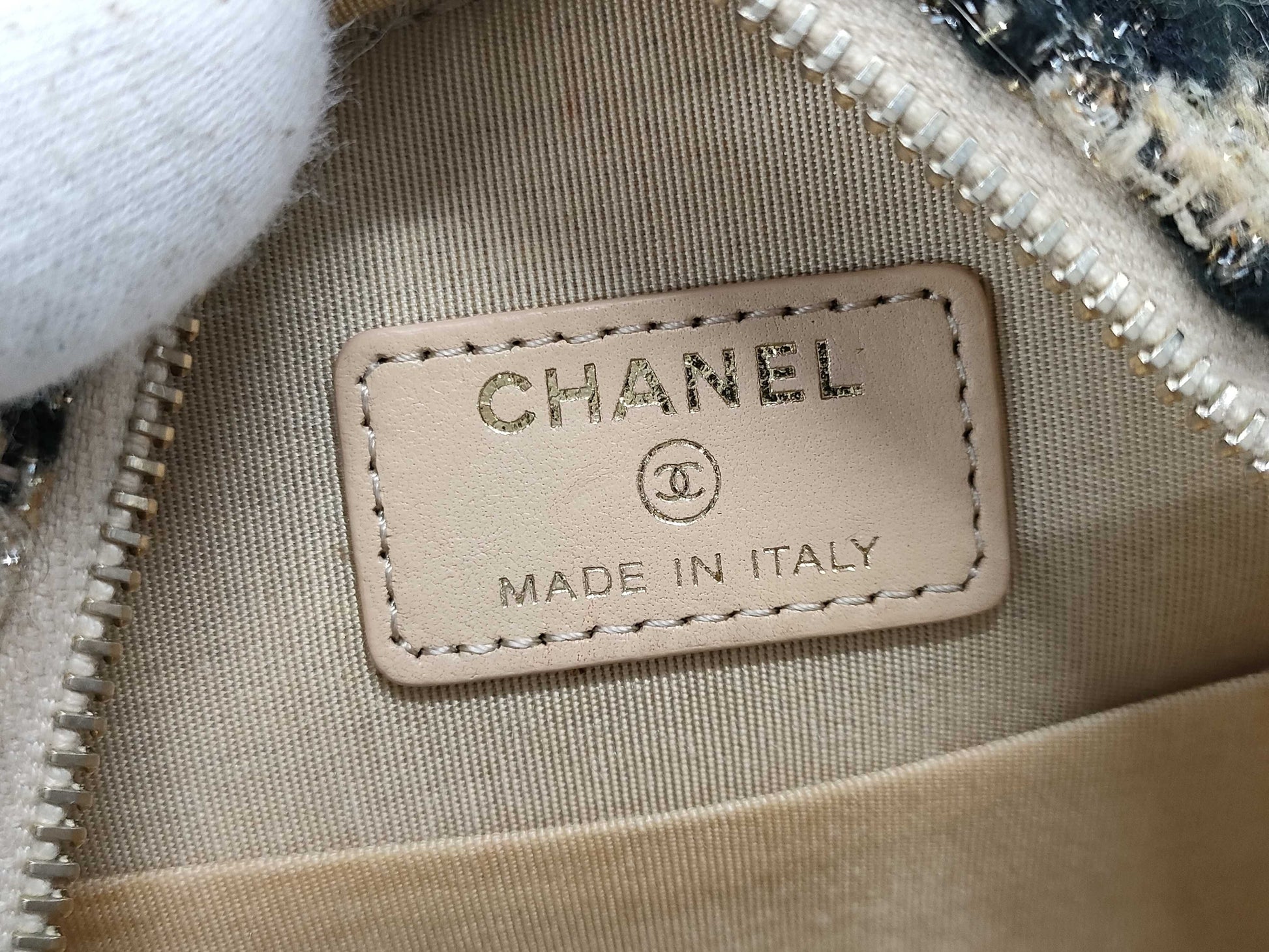 CHANEL Round Shoulder Bag with Seal