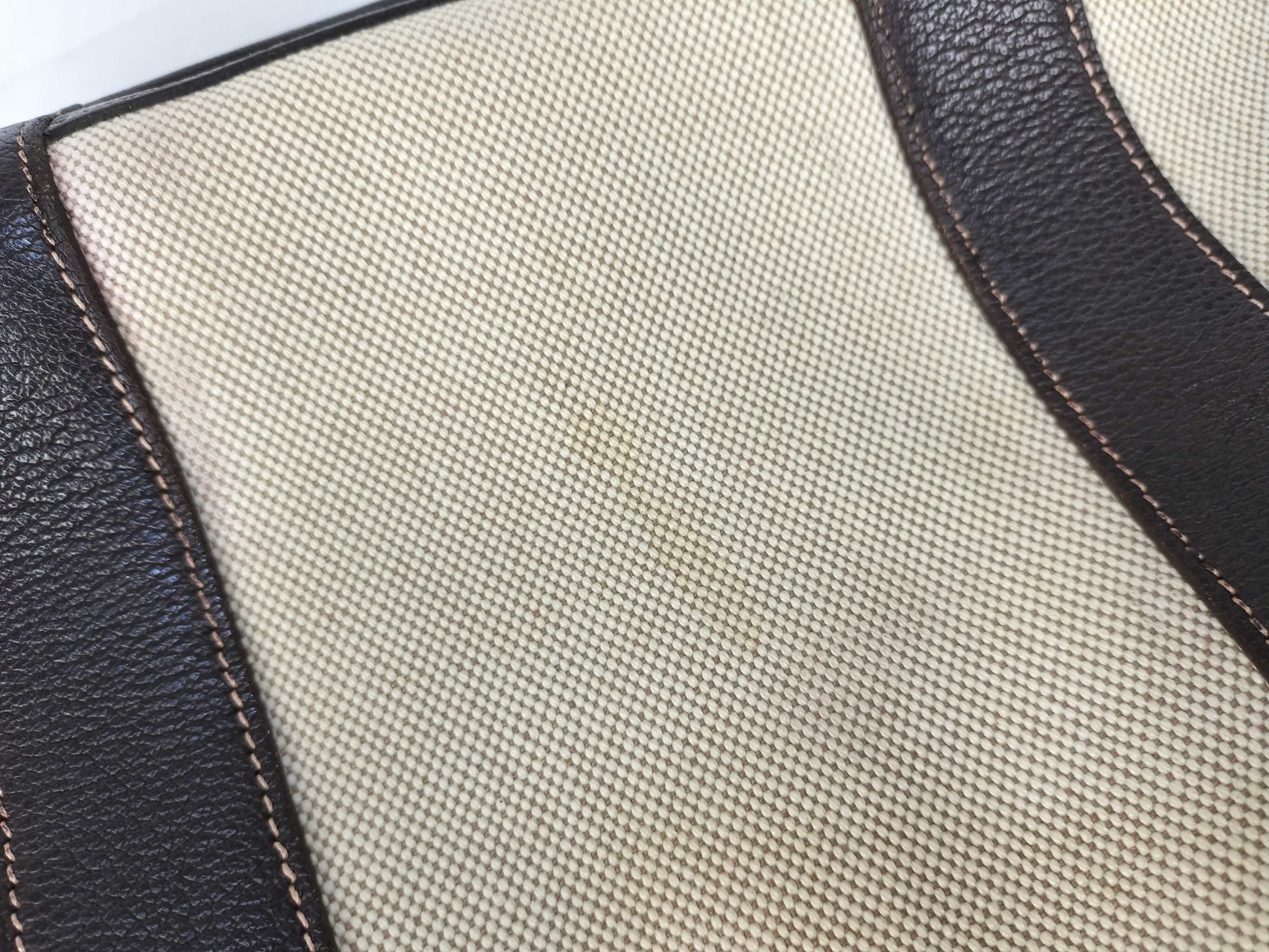 HERMES Garden Party PM Handbag in Ivory with H Stamp and P Hardware