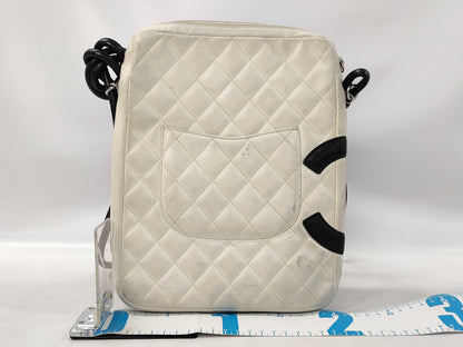 CHANEL Cambon Line Shoulder Bag/White/No. 9 Shoulder Bag