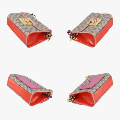 GUCCI Padlock Multicolor PVC Coated Canvas Shoulder Bag 409487D019265091